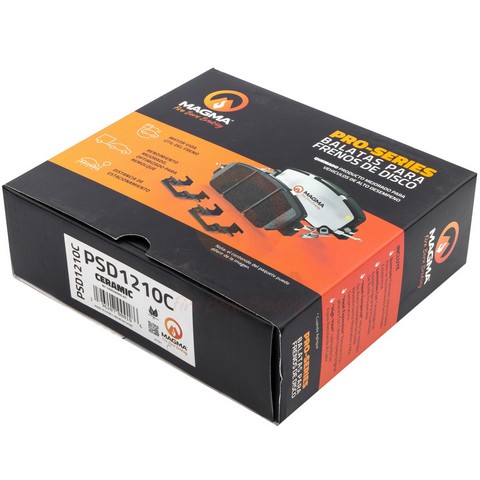 PRO-SERIES Disc Brake Pad Set - FRONT - #PSD1210C - Image 4