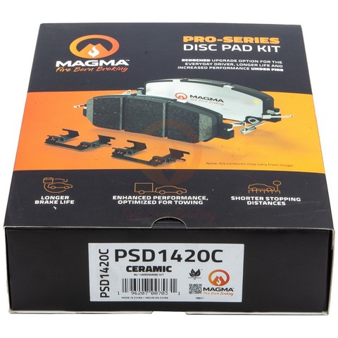 PRO-SERIES Disc Brake Pad Set - REAR - #PSD1402C - Image 2