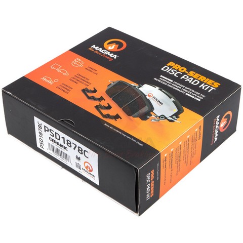 PRO-SERIES Disc Brake Pad Set - REAR - #PSD1878C - Image 4