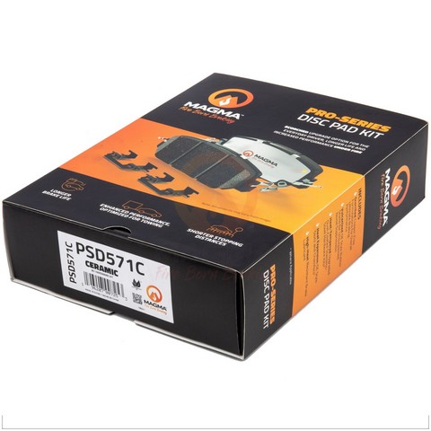 PRO-SERIES Disc Brake Pad Set - FRONT - #PSD571C - Image 4