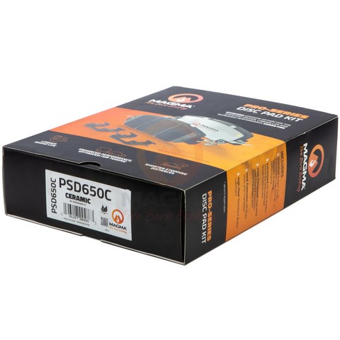 PRO-SERIES Disc Brake Pad Set - FRONT - #PSD650C - Image 4